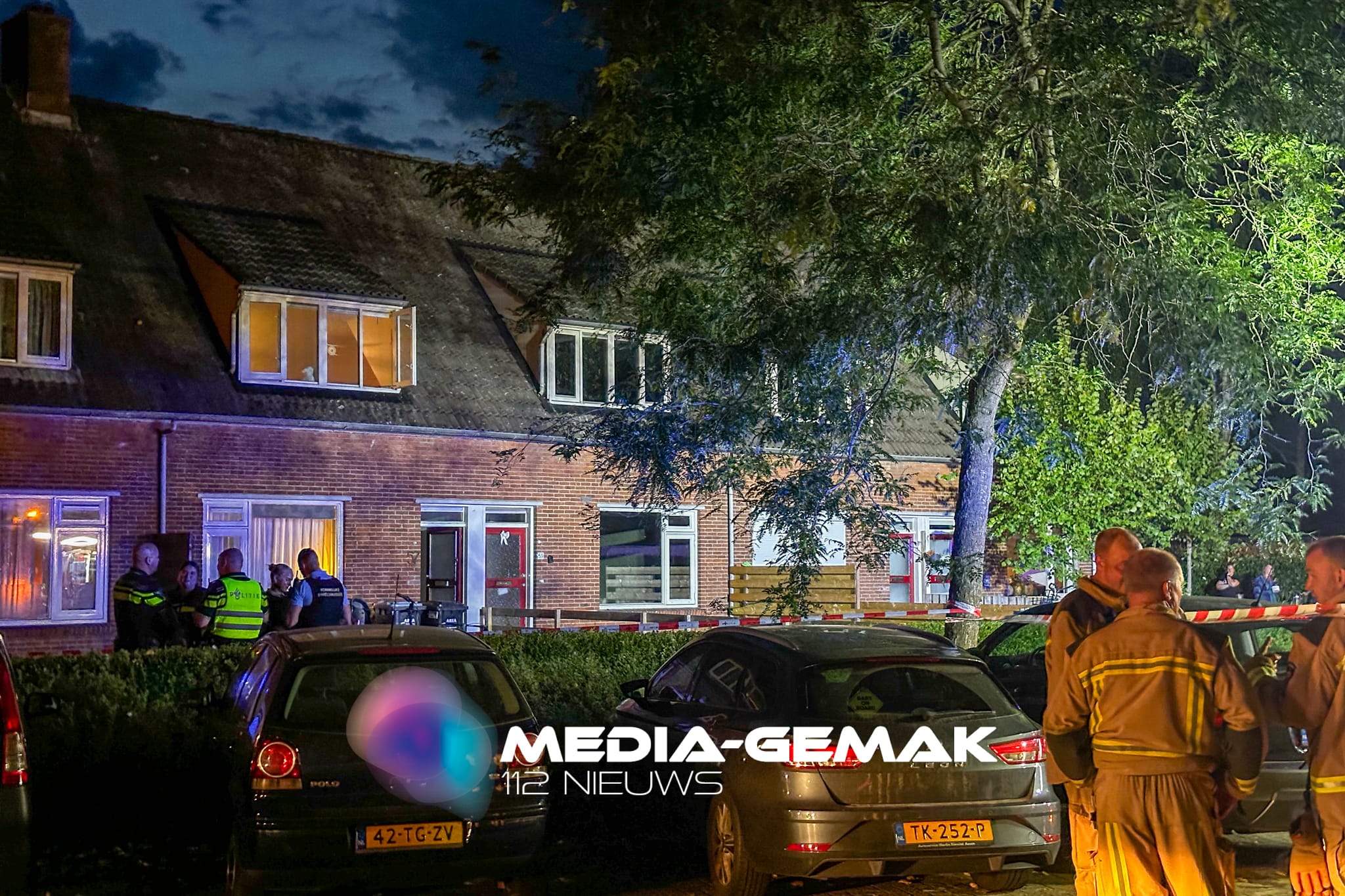 Woningbrand in Emmer-Compascuum