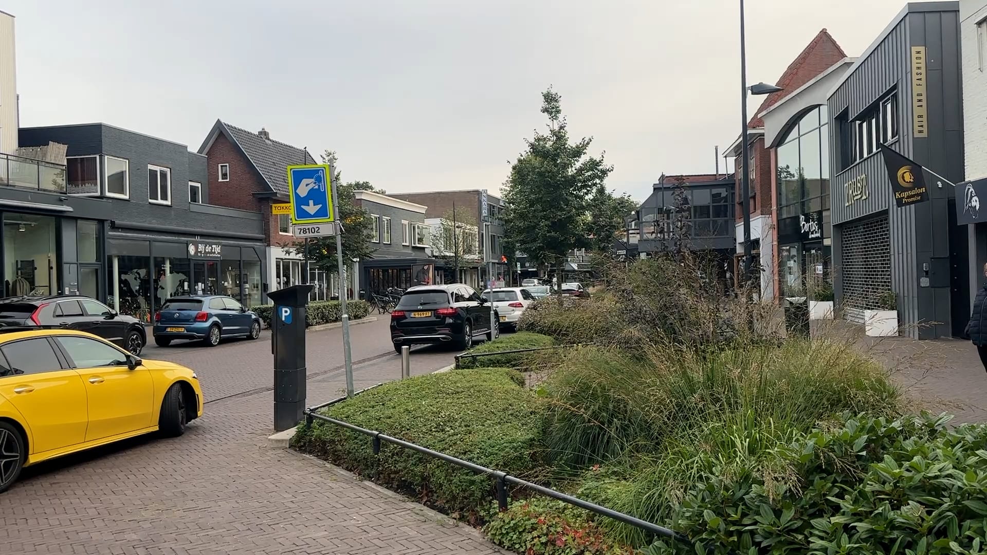 Hoofdstraat van Emmen na de mishandeling tijdens het Uitfestival