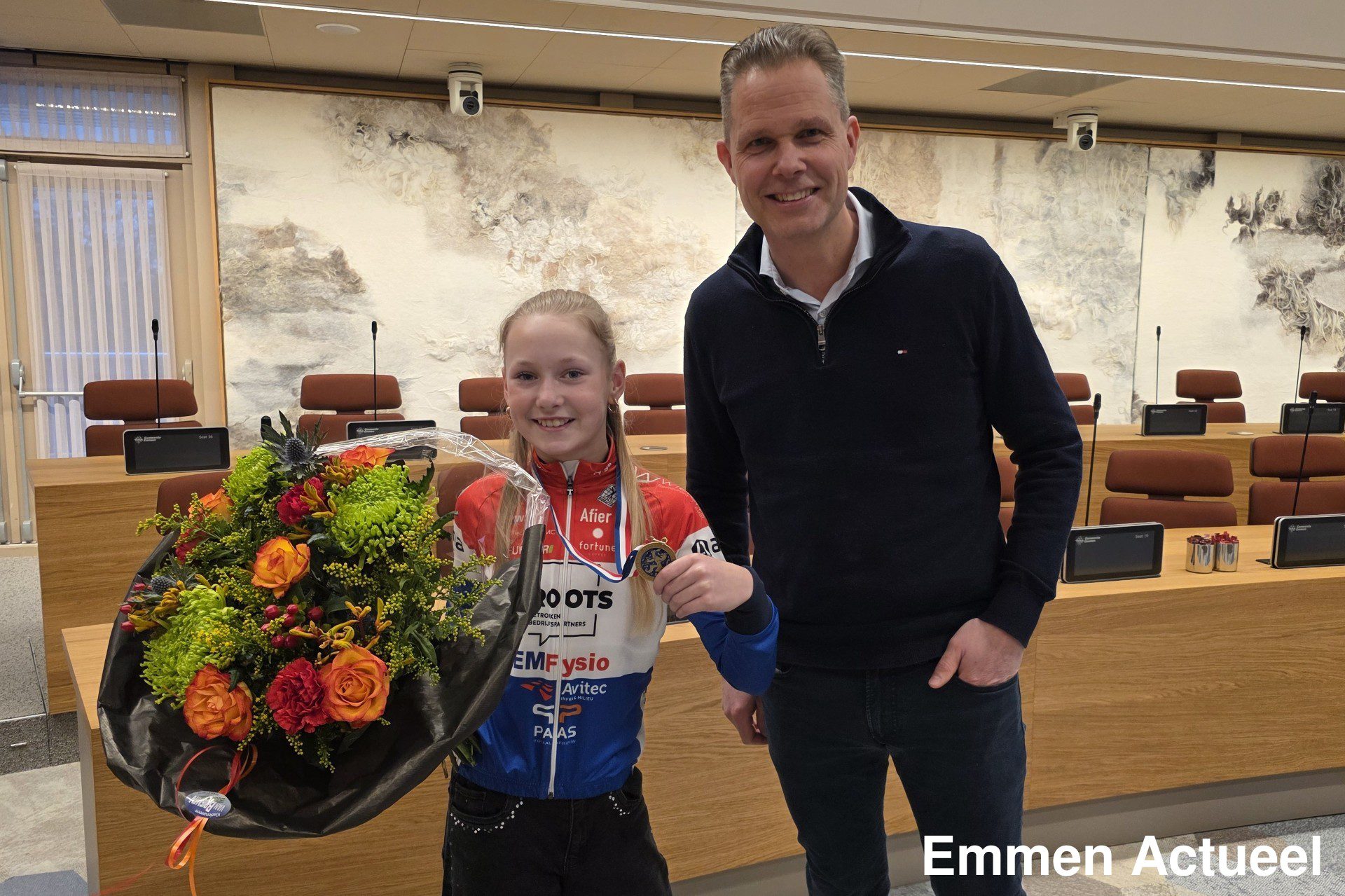 Valerie Horsman (9) uit Schoonebeek kroont zich tot Nederlands Kampioen Veldrijden 2026 – Emmen Actueel