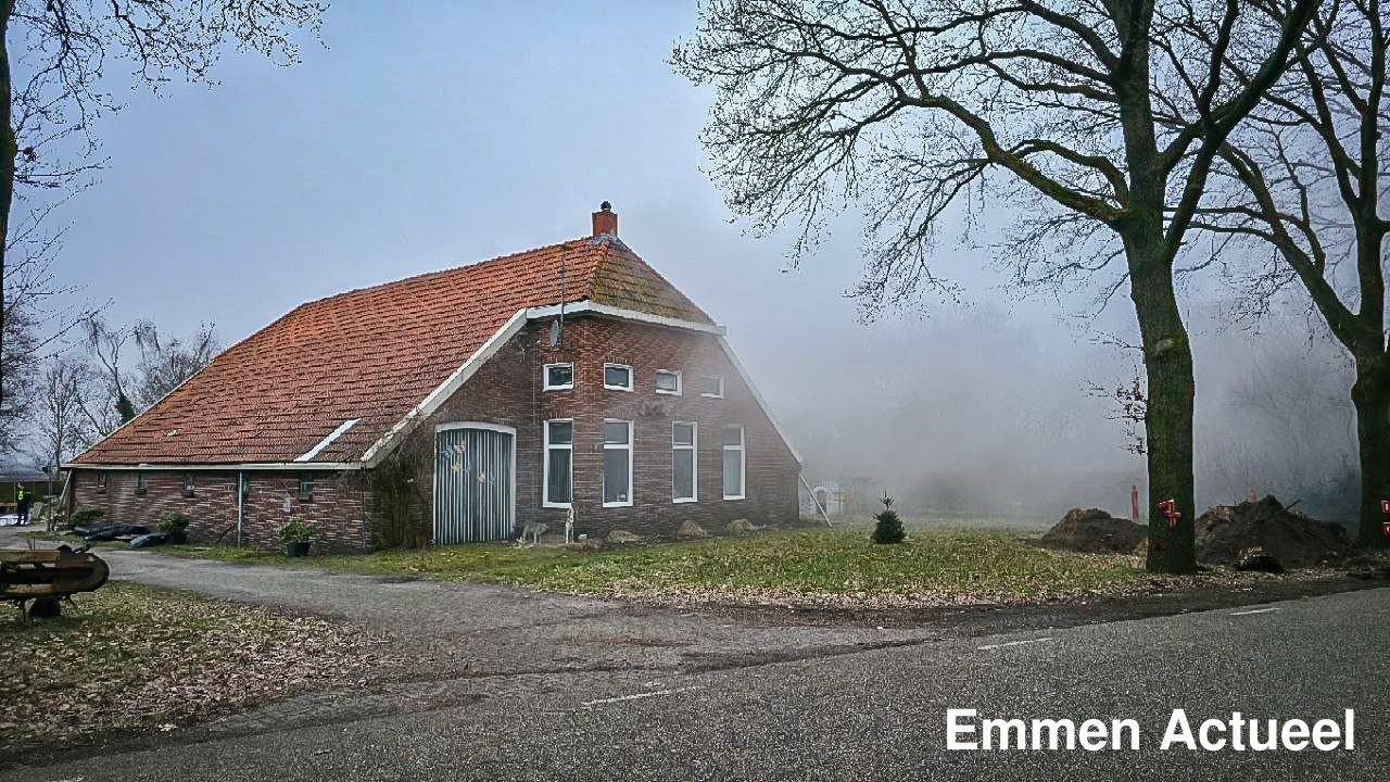 Veel rook bij woningbrand in Ter Apelkanaal – Emmen Actueel