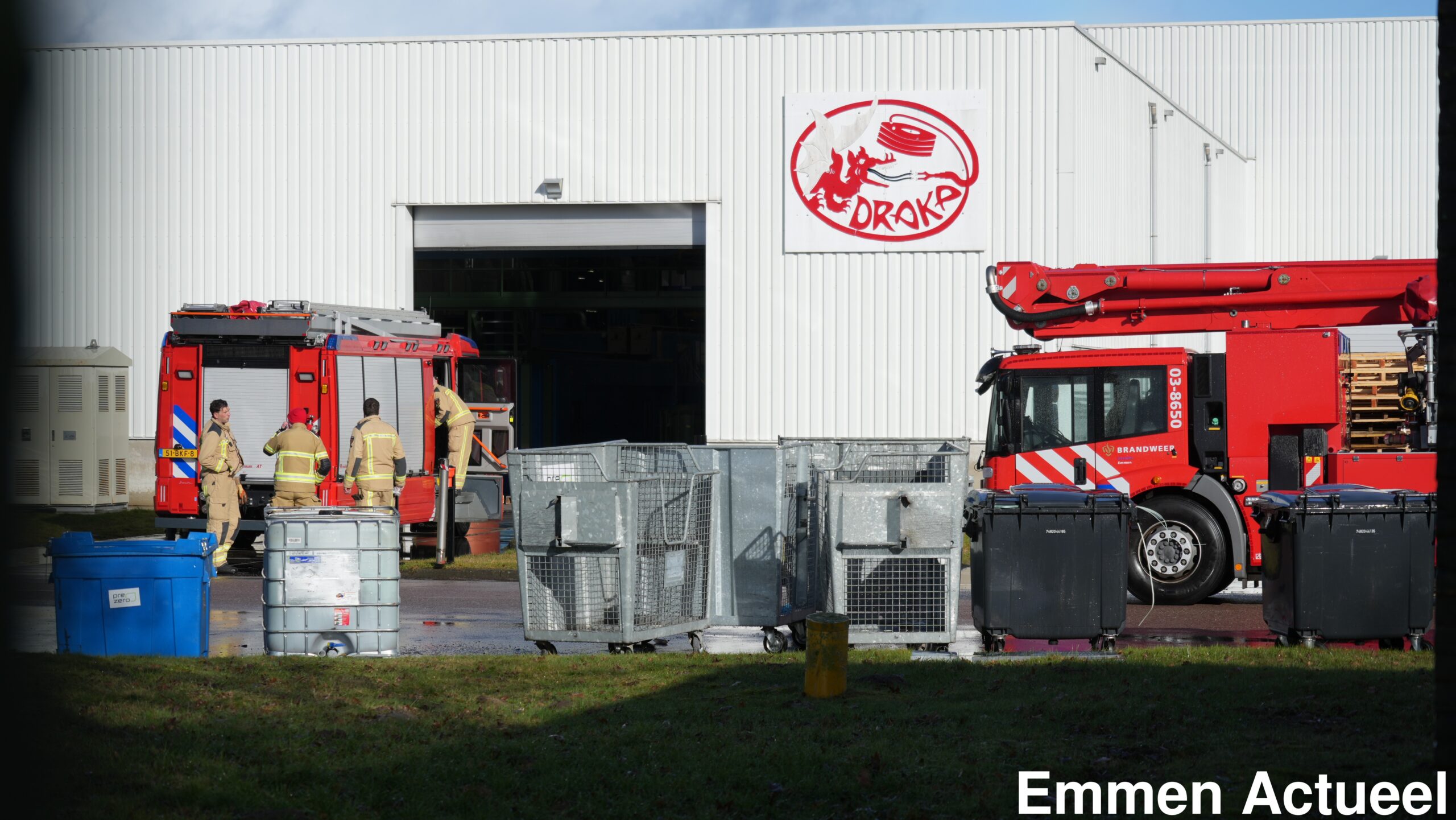 Kleine brand bij De Draka snel onder controle – Emmen Actueel