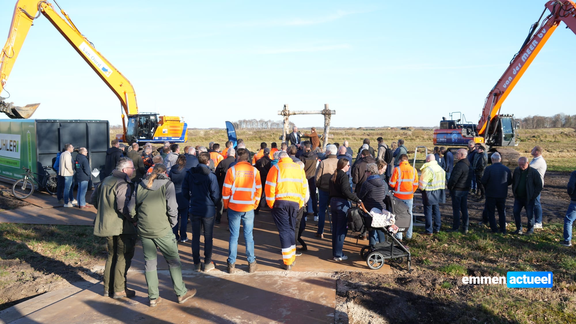 Werkzaamheden Buffer Zuid officieel van start bij het Bargerveen – Emmen Actueel