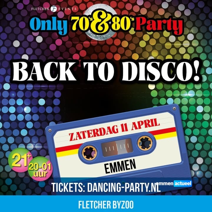 Disco & Classics: Fletcher ByZoo pakt uit met 70’s & 80’s Party – Emmen Actueel