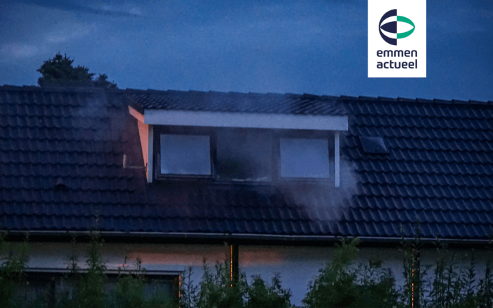bewoner naar ziekenhuis na brand in woning aan dr w pleijtestraat in emmen 01