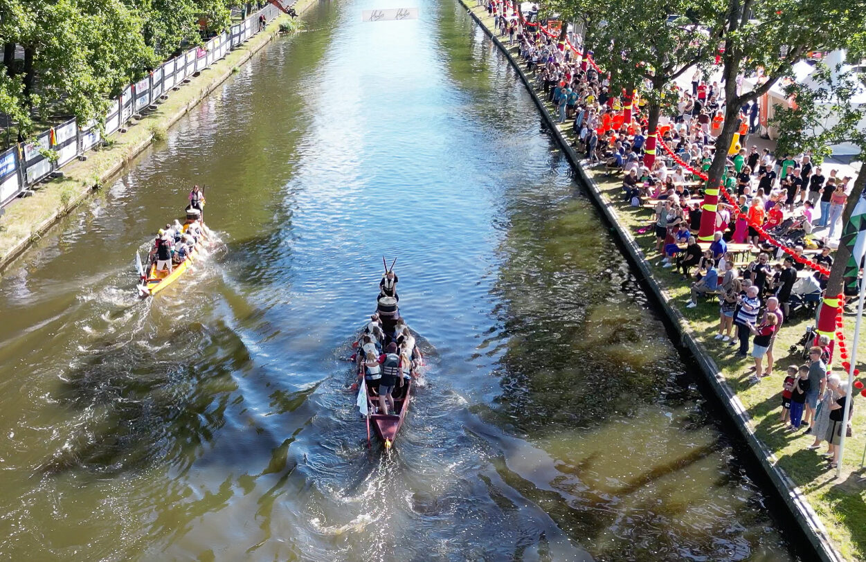 5e editie Drakenbootrace op Erica / Emmen Actueel