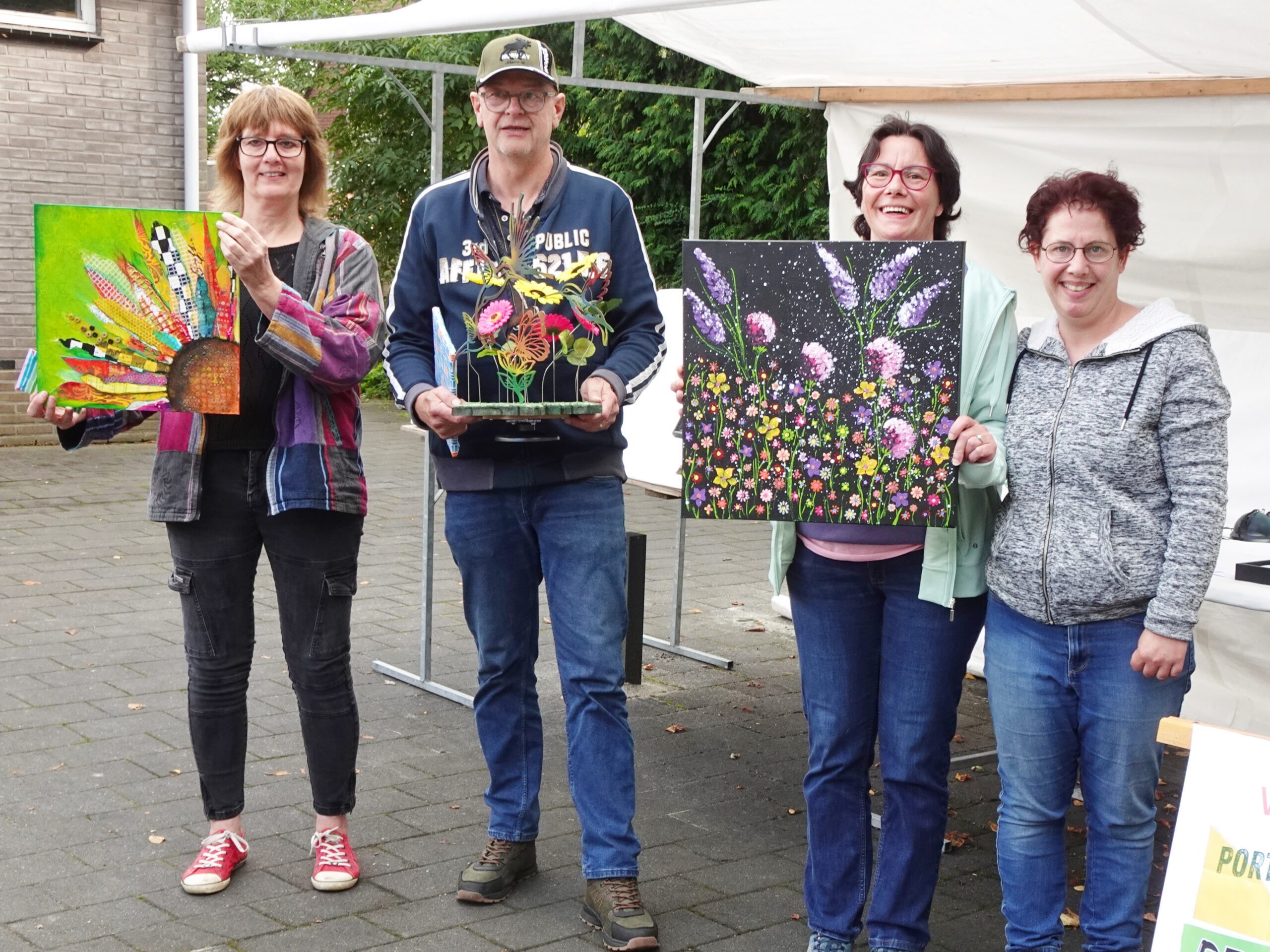 van zomerchaos tot bewegende vogels kunst verrast op kunstmarkt compas 01