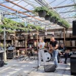 jong muzikaal talent schittert tussen het groen tijdens kunst in de kas in klazienaveen 01